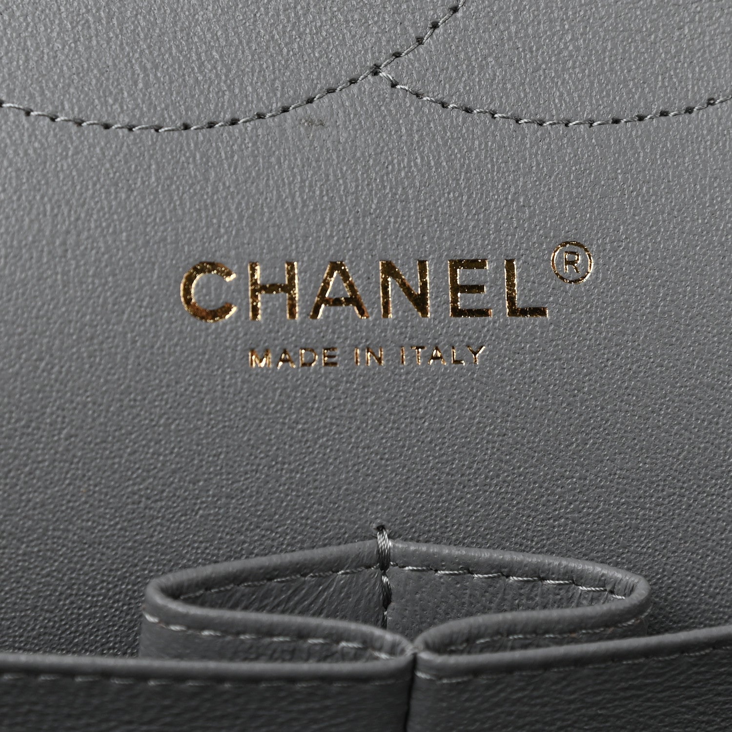 Chanel Caviar Quilted Jumbo Double Flap Grey 6 of 9