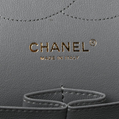 Chanel Caviar Quilted Jumbo Double Flap Grey 6 of 9