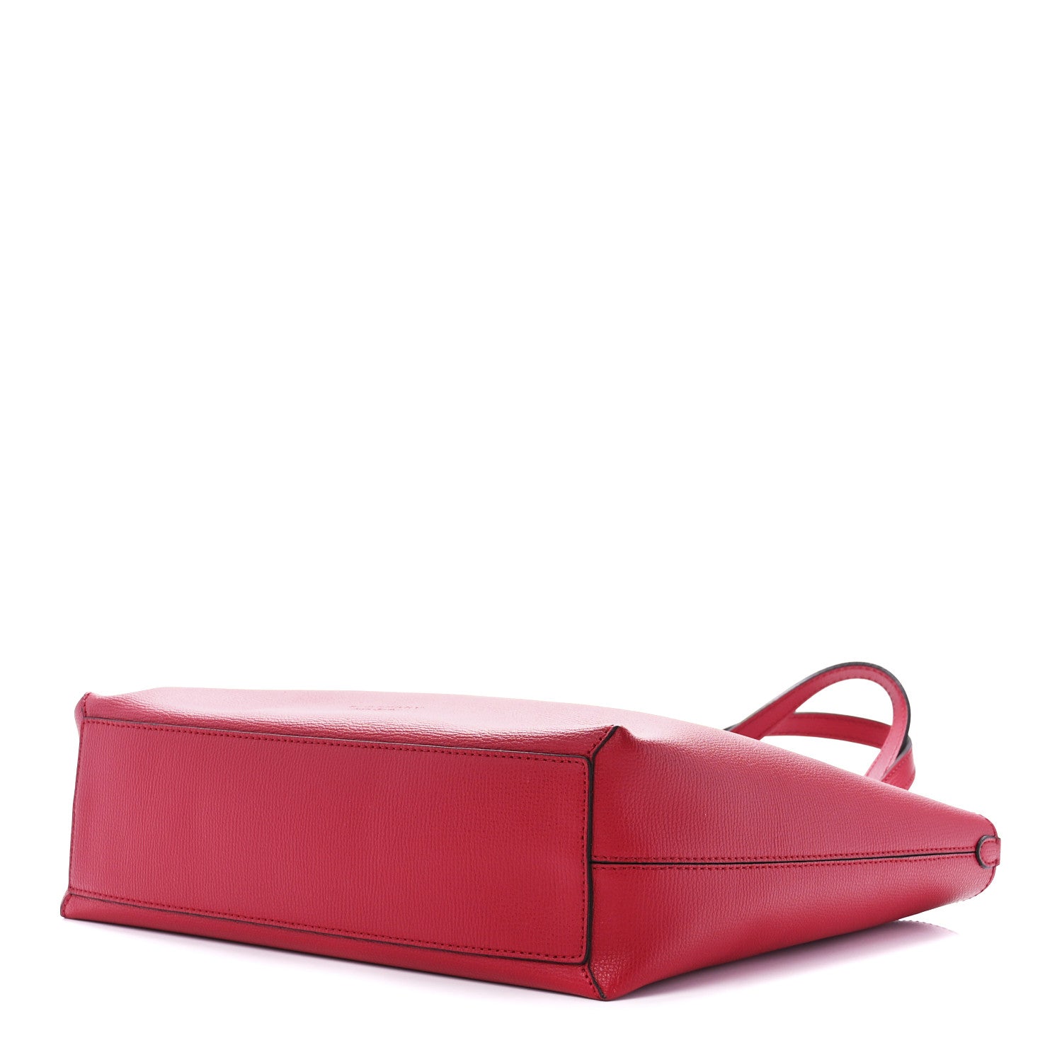Burberry Haymarket Check Small Reversible Tote Poppy Red 15 of 20