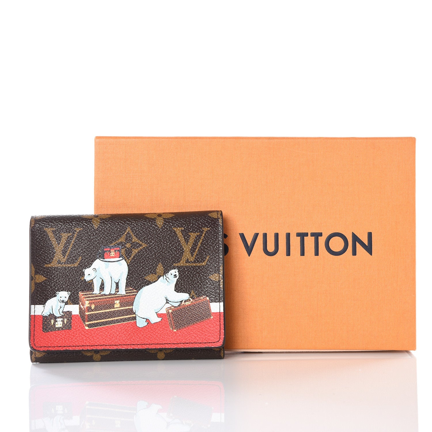 Louis Vuitton Monogram 2017 Christmas Animation Victorine Wallet 9 of 9