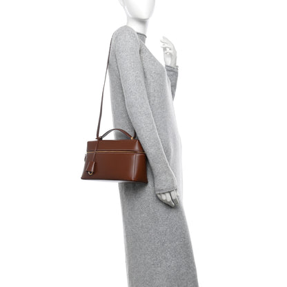 Loro Piana Saddle Calfskin Extra Bag L27 Bark Tree 2 of 9