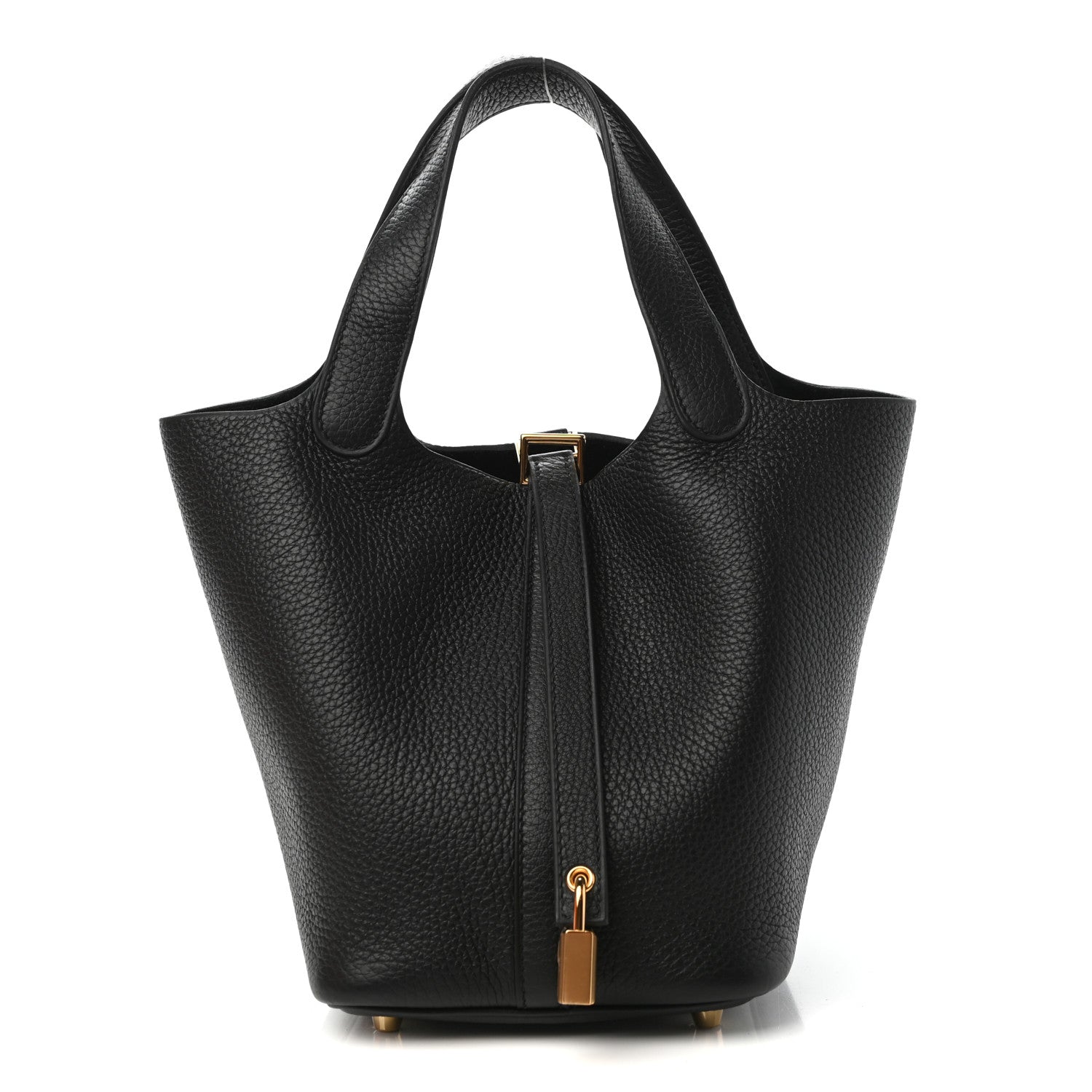 Hermes Taurillon Clemence Picotin Lock 18 PM Black 1 of 10