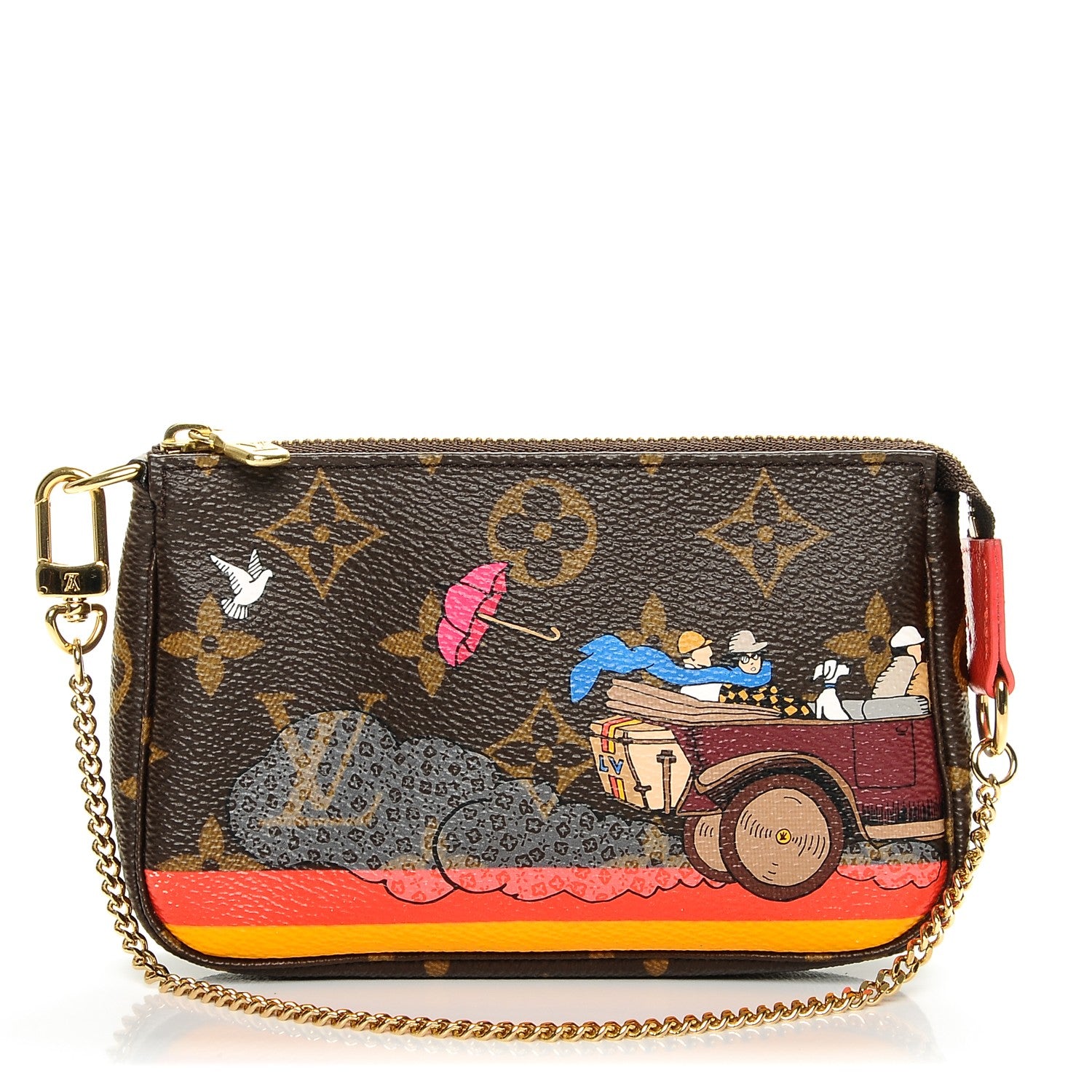 Louis Vuitton Monogram 2015 Christmas Animation Mini Pochette Accessories 1 of 6
