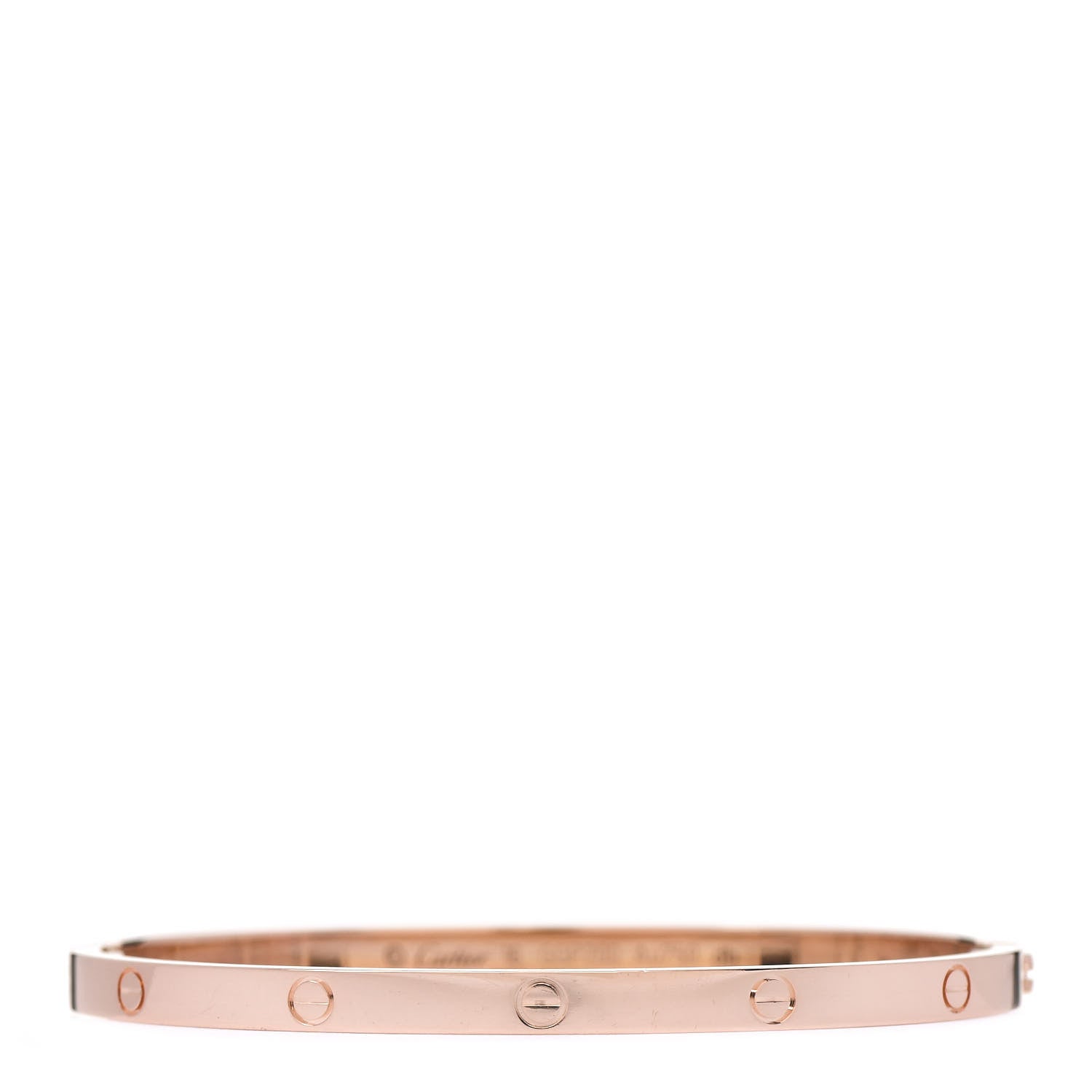 Cartier 18K Pink Gold Small LOVE Bracelet 16 1 of 5