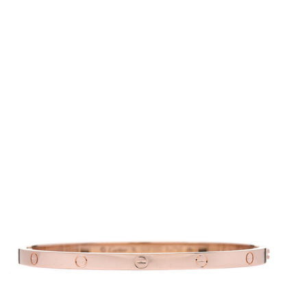 Cartier 18K Pink Gold Small LOVE Bracelet 16 1 of 5