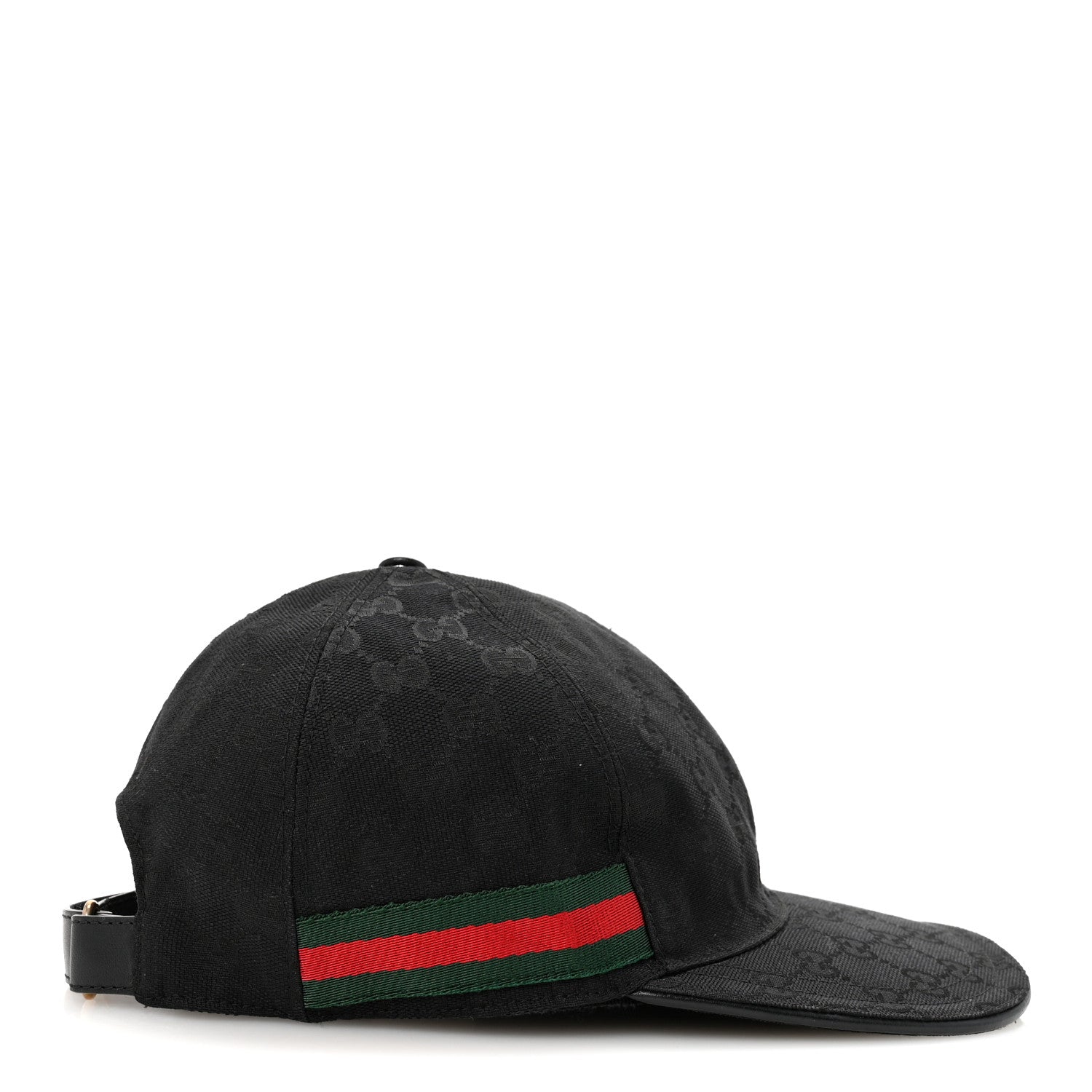 Gucci Monogram Web Baseball Hat M Black 5 of 8