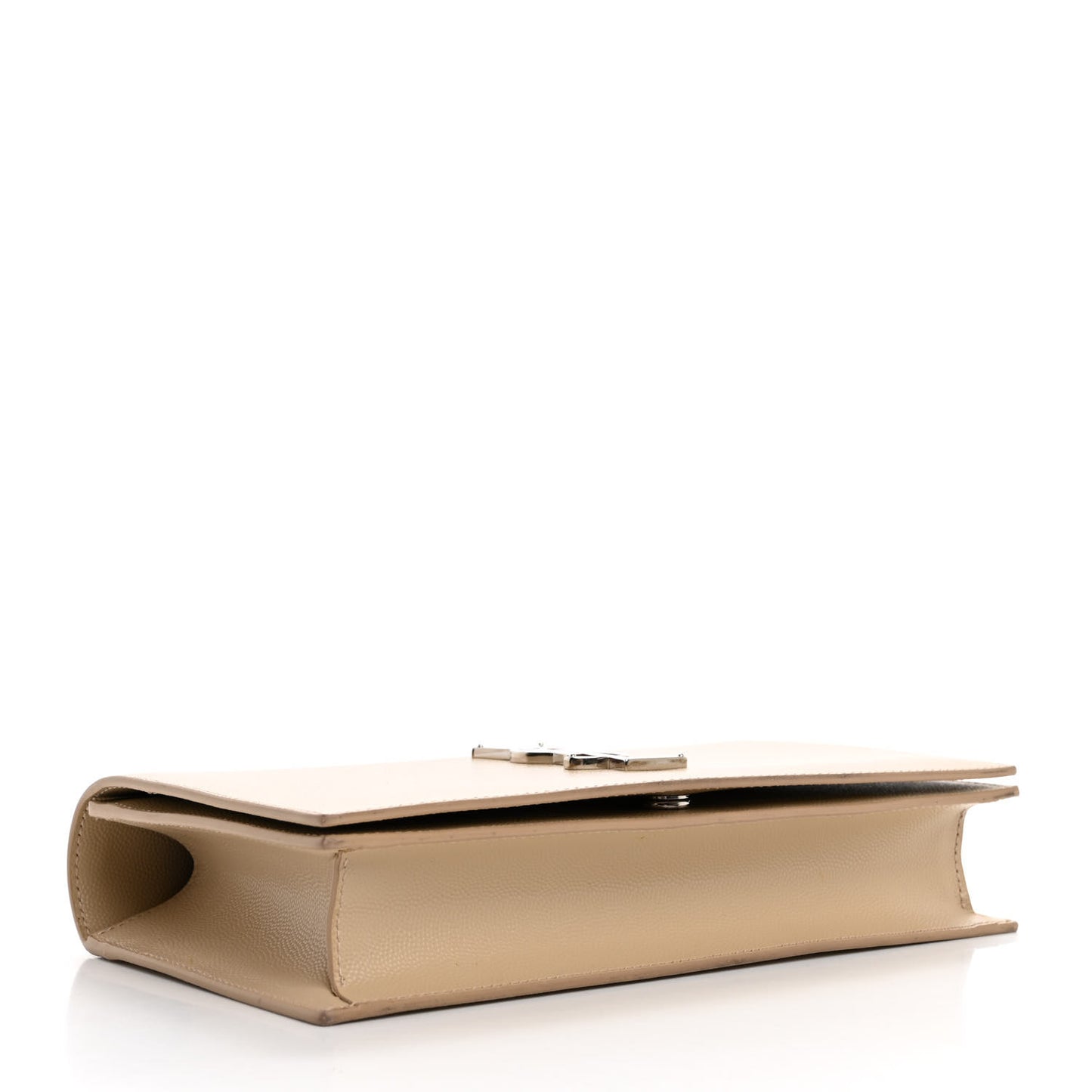 Grain De Poudre Classic Kate Monogram Clutch Nude Powder