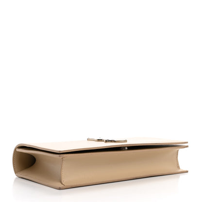 Saint Laurent Grain De Poudre Classic Kate Monogram Clutch Nude Powder 4 of 15