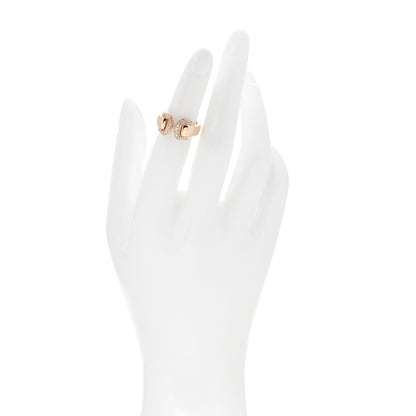 Cartier 18K Pink Gold Diamond C De Cartier Ring 47 4.25 2 of 6