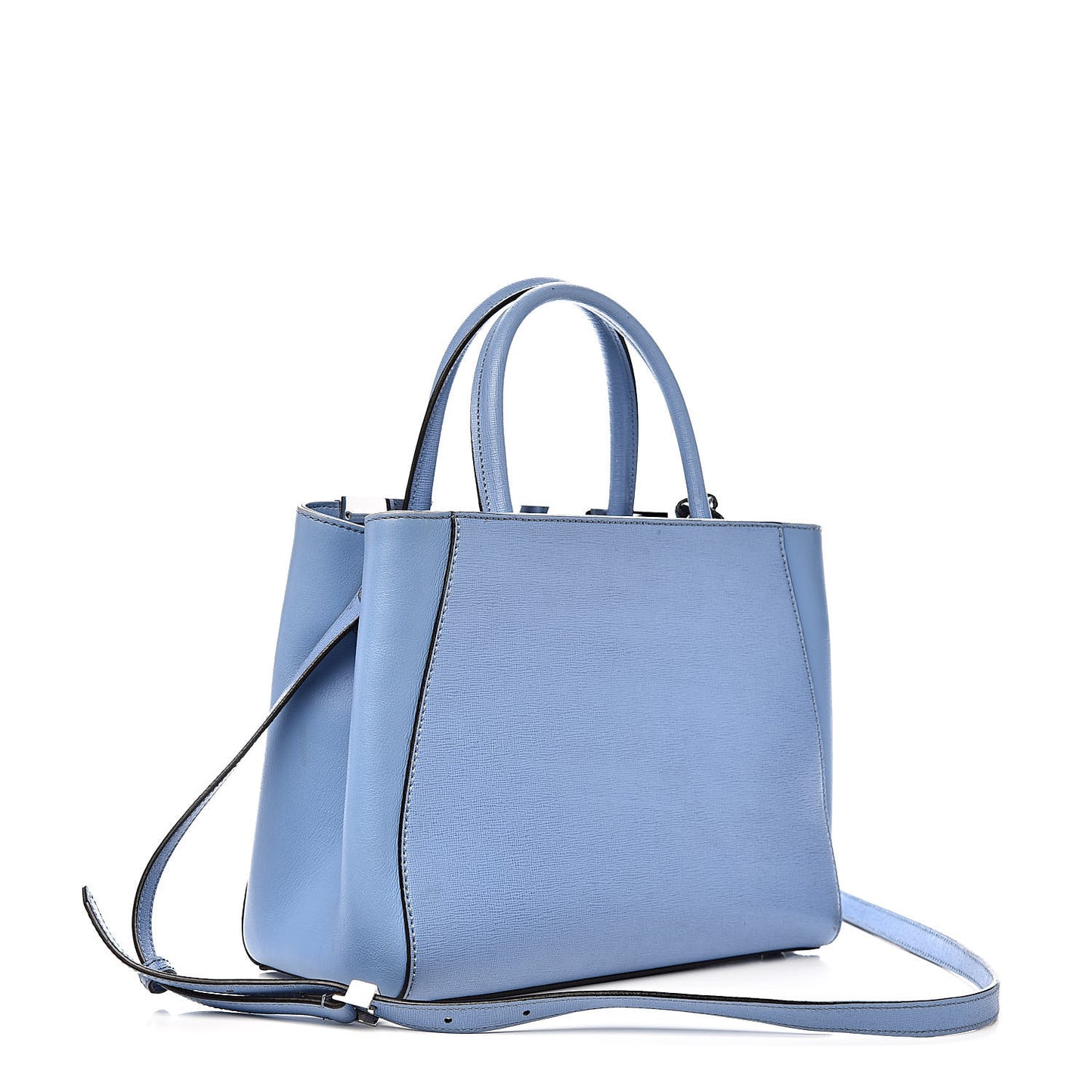 Vitello Elite Flamingo Petite 2Jours Tote Azzurro Nebula