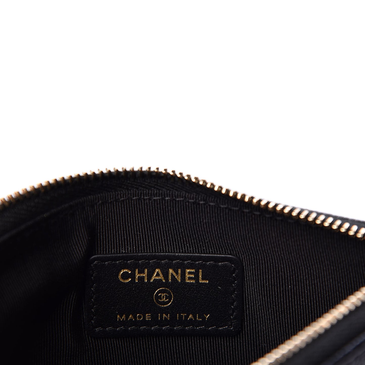 Caviar Studded Deauville Cosmetic Pouch Black