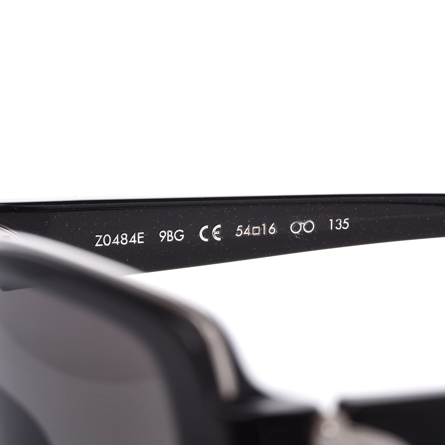 Louis Vuitton Soupcon Carre Sunglasses Z0484E Black Glitter 6 of 8
