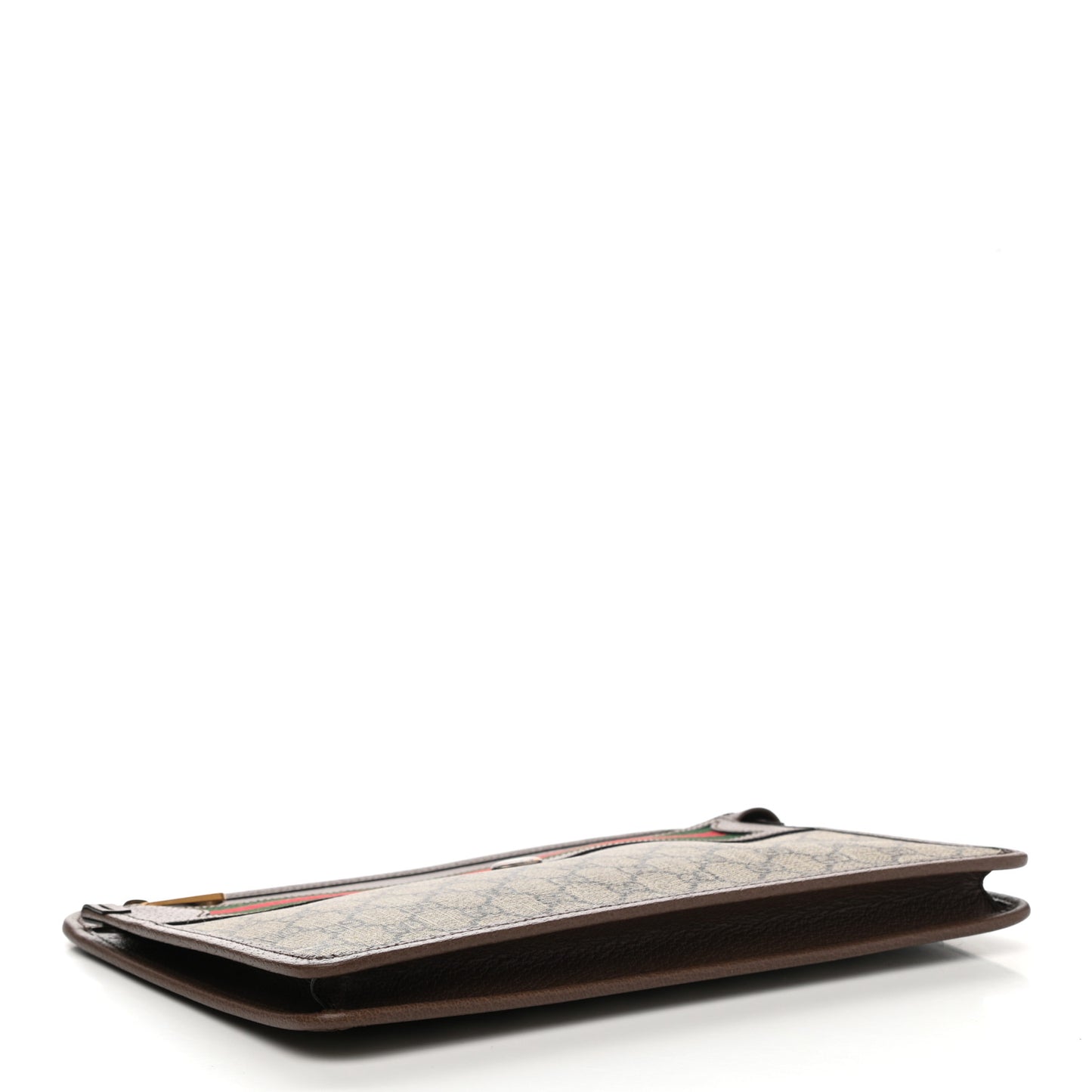 GG Supreme Monogram Web Small Ophidia Documents Holder Beige New Acero