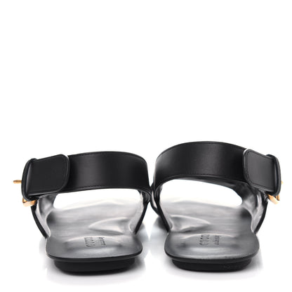 Gucci Calfskin Mens GG Marmont Sandals 12 Black 7 of 11