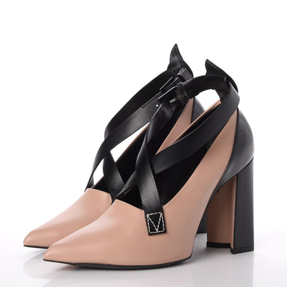 Louis Vuitton Calfskin Gamble Diva Pumps 39 Nude 3 of 17