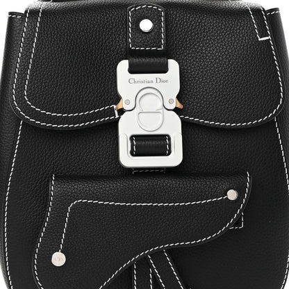 Christian Dior Grained Calfskin Mini Gallop Sling Bag Black 8 of 10