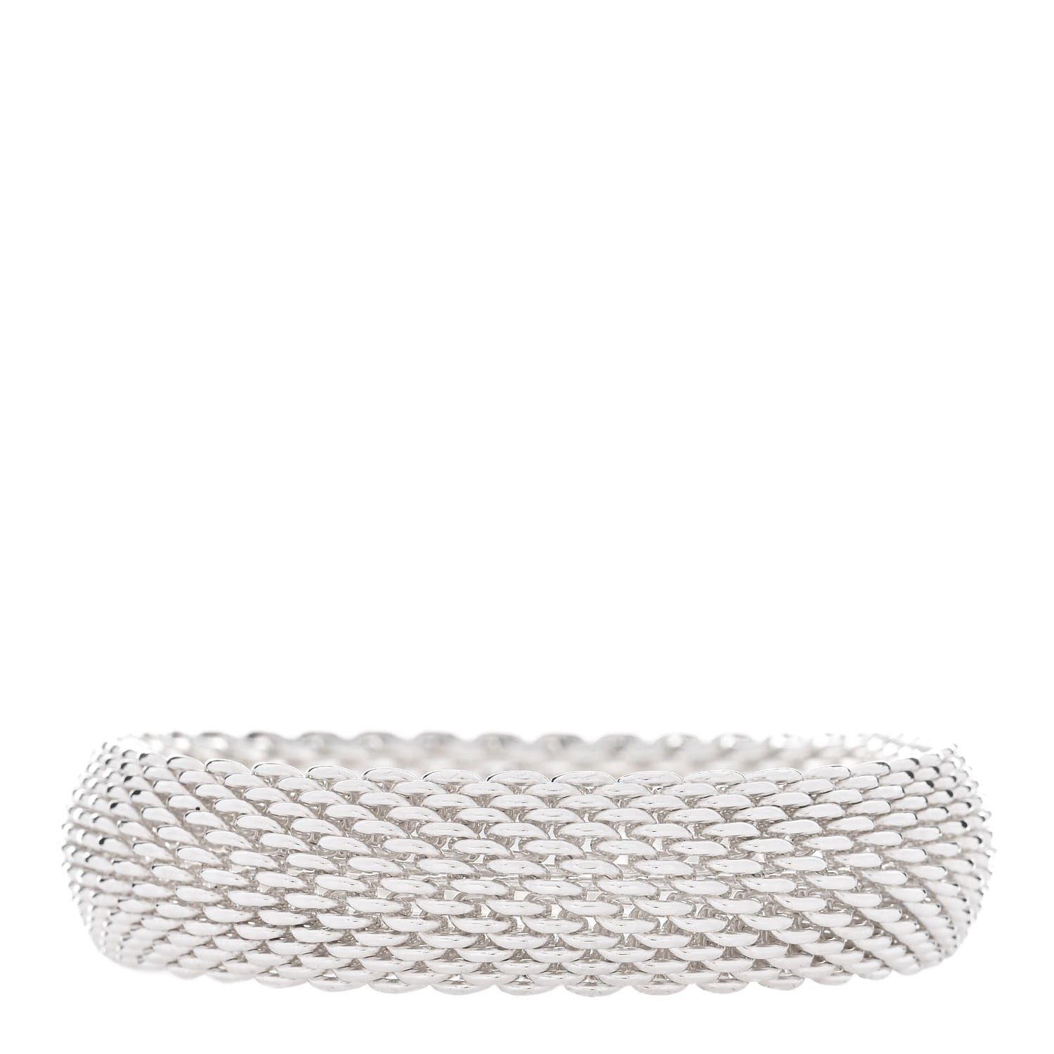 Tiffany Sterling Silver Somerset Mesh Bracelet 1 of 4