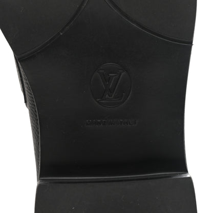 Louis Vuitton Calfskin Womens Twist Loafers 38 Black 7 of 9