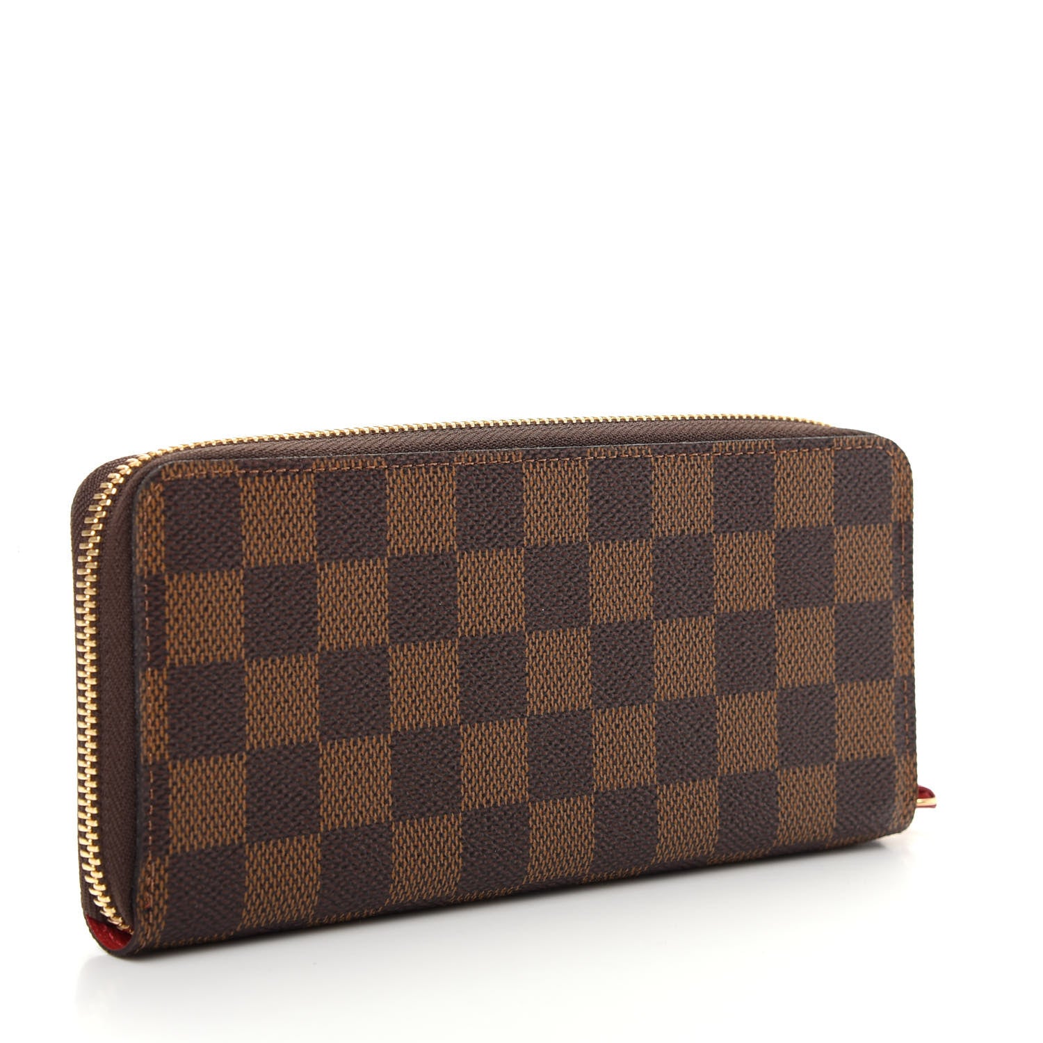 Louis Vuitton Damier Ebene Clemence Wallet Cherry 3 of 8