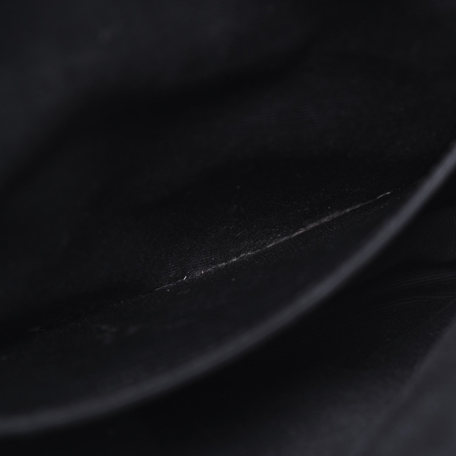 Saint Laurent Crinkled Calfskin Matelasse Monogram Baby Niki Chain Satchel Black 9 of 18