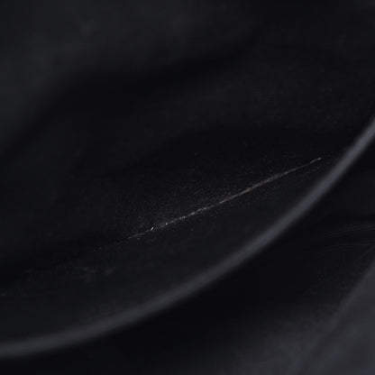Saint Laurent Crinkled Calfskin Matelasse Monogram Baby Niki Chain Satchel Black 9 of 18