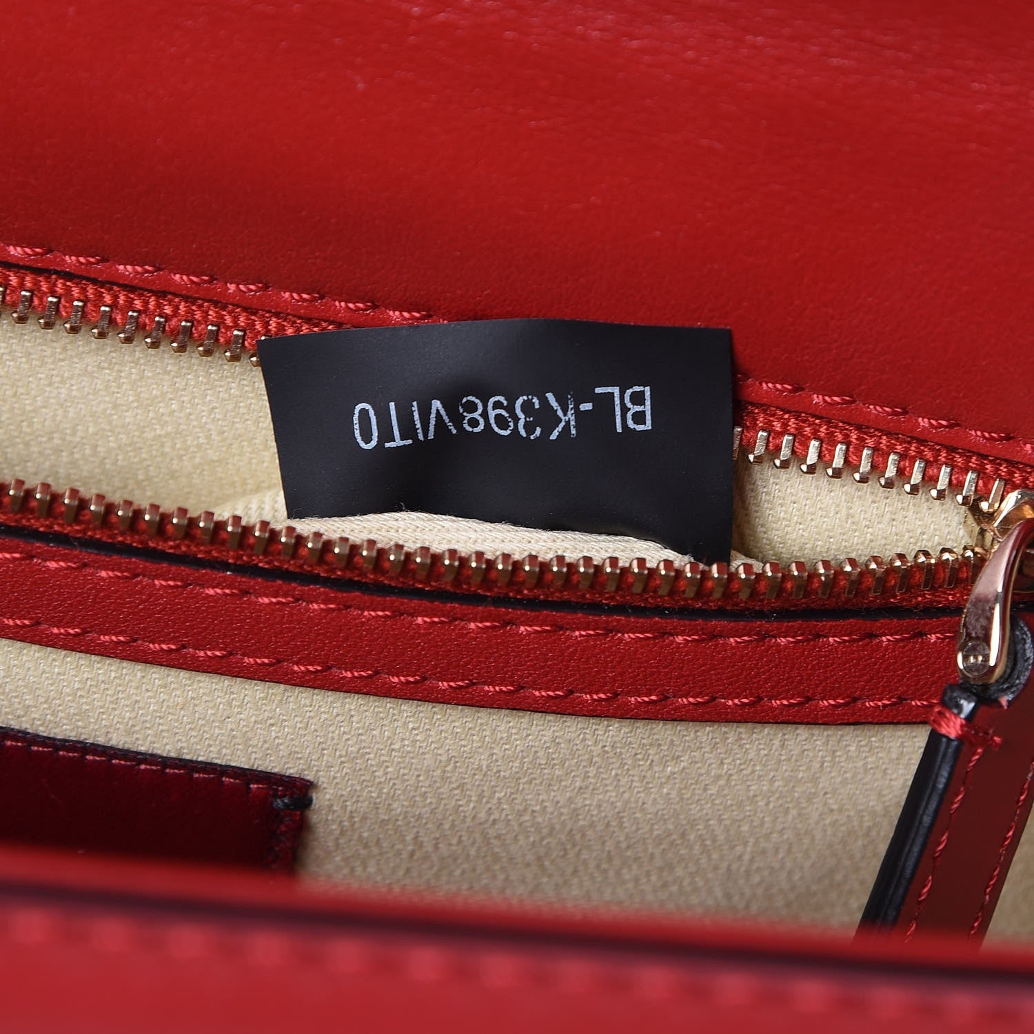 Valentino Garavani Vitello Medium Glam Lock Rockstud Flap Red 7 of 7
