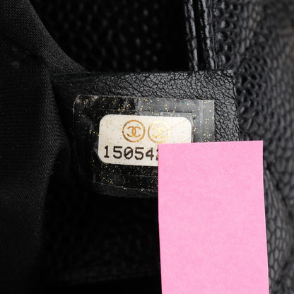 Chanel Caviar Quilted Petit Shopping Tote PST Black 7 of 7