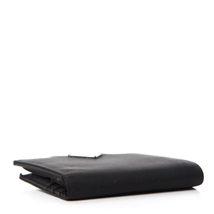 Prada Tessuto Nylon French Wallet Black 4 of 7