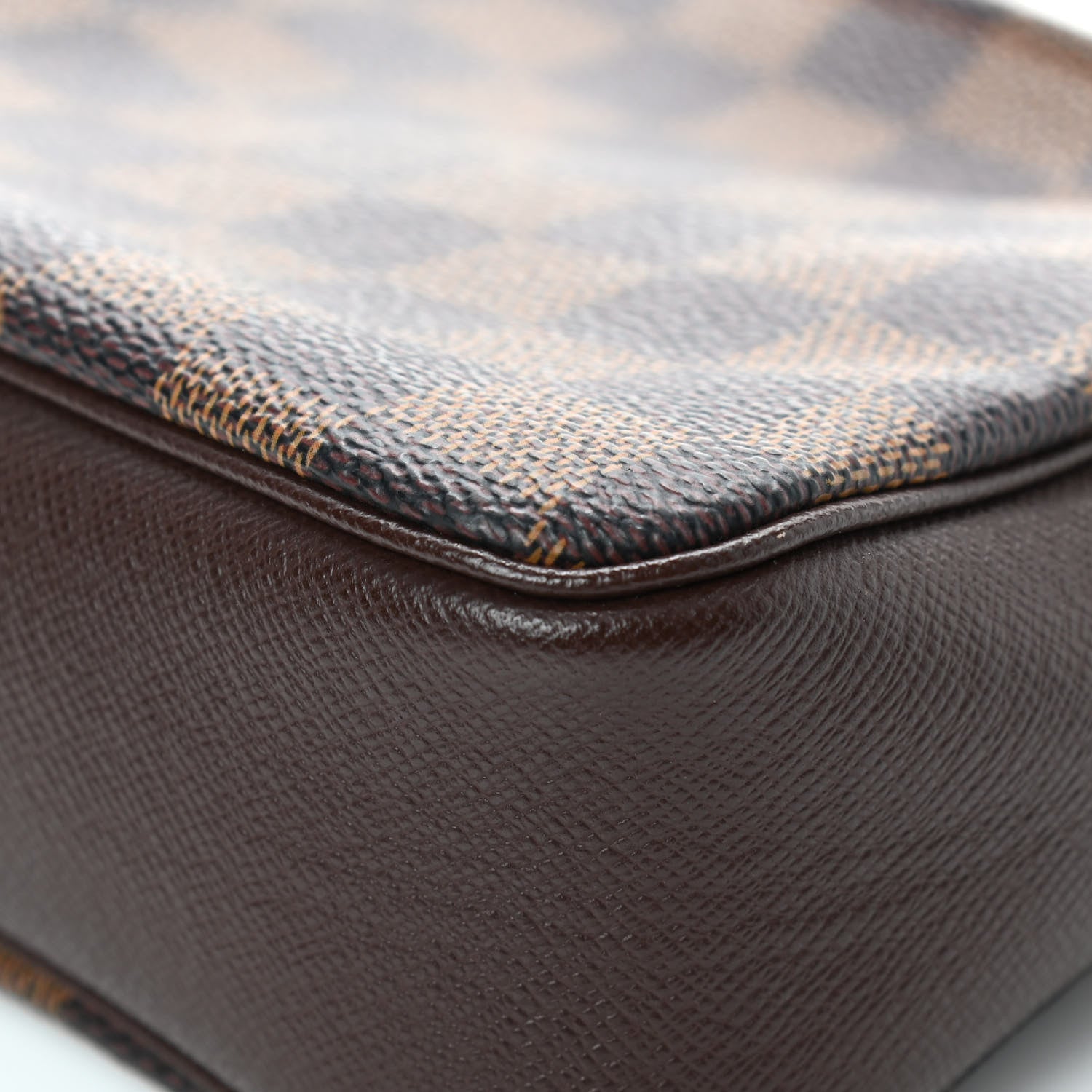 Louis Vuitton Damier Ebene Trousse Make Up Bag Pochette 9 of 12