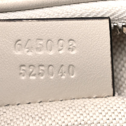 Gucci Calfskin GG Tennis Embossed Pocket Belt Bag Mystic White 7 of 11