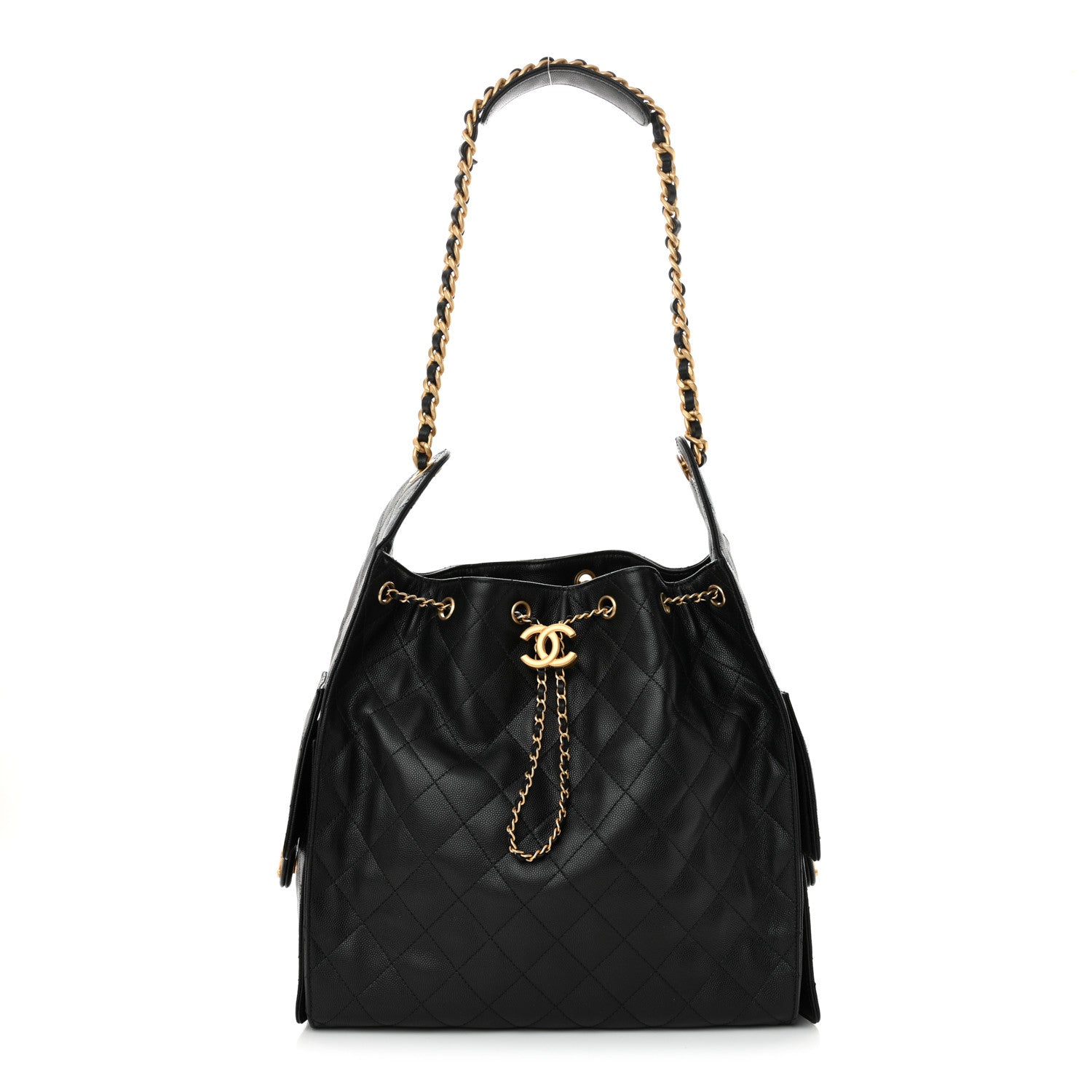 Chanel Caviar Quilted Medium Chanel 25 Handbag Black 1 of 11