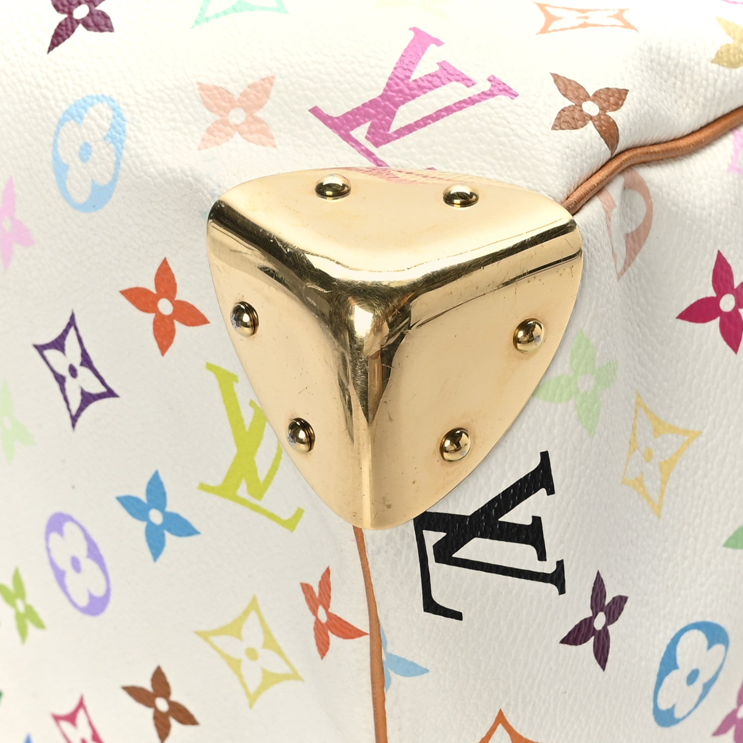 Louis Vuitton Monogram Multicolor Speedy 30 White 6 of 8