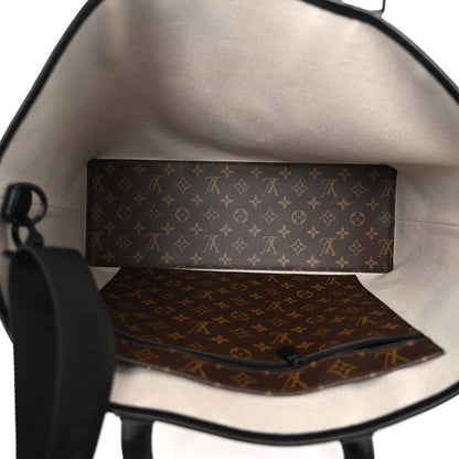 Louis Vuitton Monogram Macassar Weekend Tote GM 5 of 10