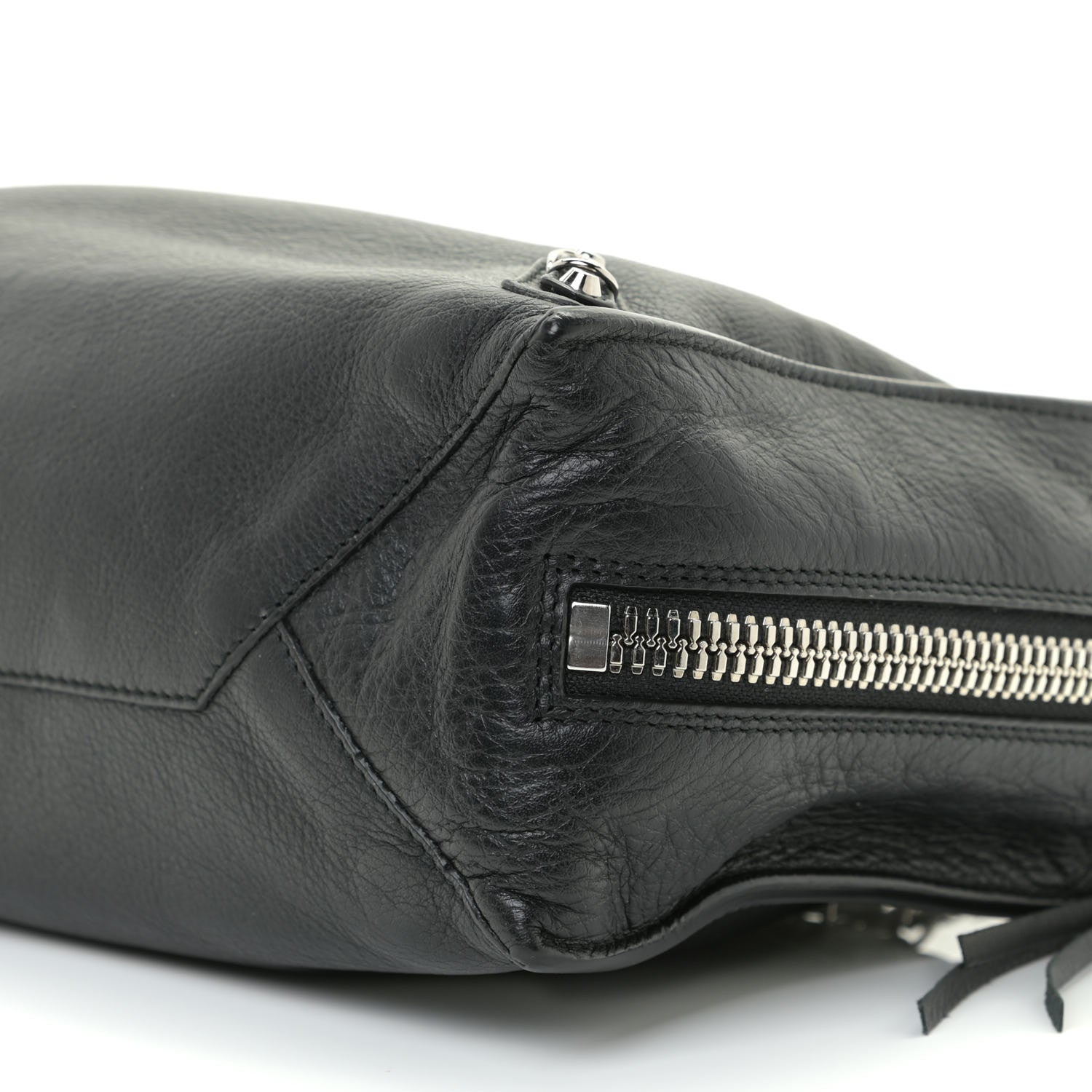 Balenciaga Veau Papier A6 Zip Around Tote Black 6 of 10