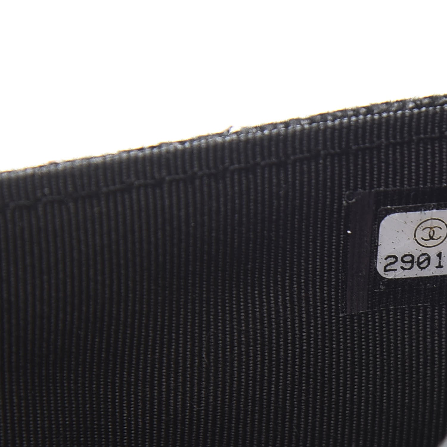 Chanel Caviar Quilted Classic Strap Pouch Black 10 of 12