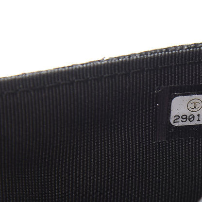 Chanel Caviar Quilted Classic Strap Pouch Black 10 of 12