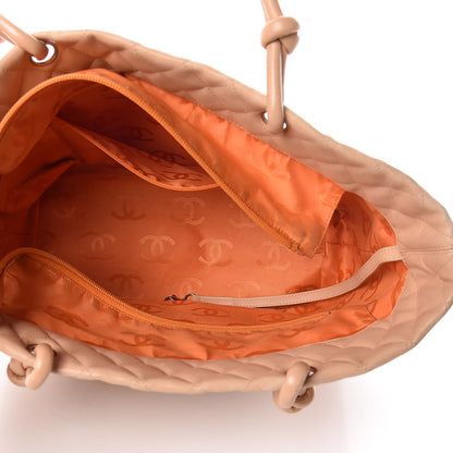Chanel Calfskin Quilted Large Cambon Tote Beige 5 of 23