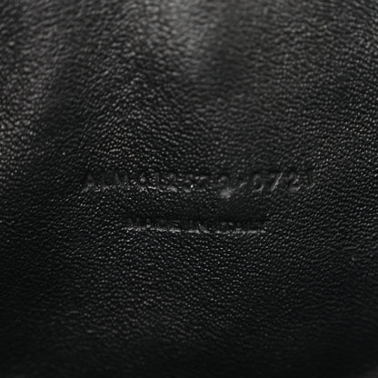 Saint Laurent Grain De Poudre Matelasse Monochrome Monogram Mini Lou Camera Bag Black 7 of 11