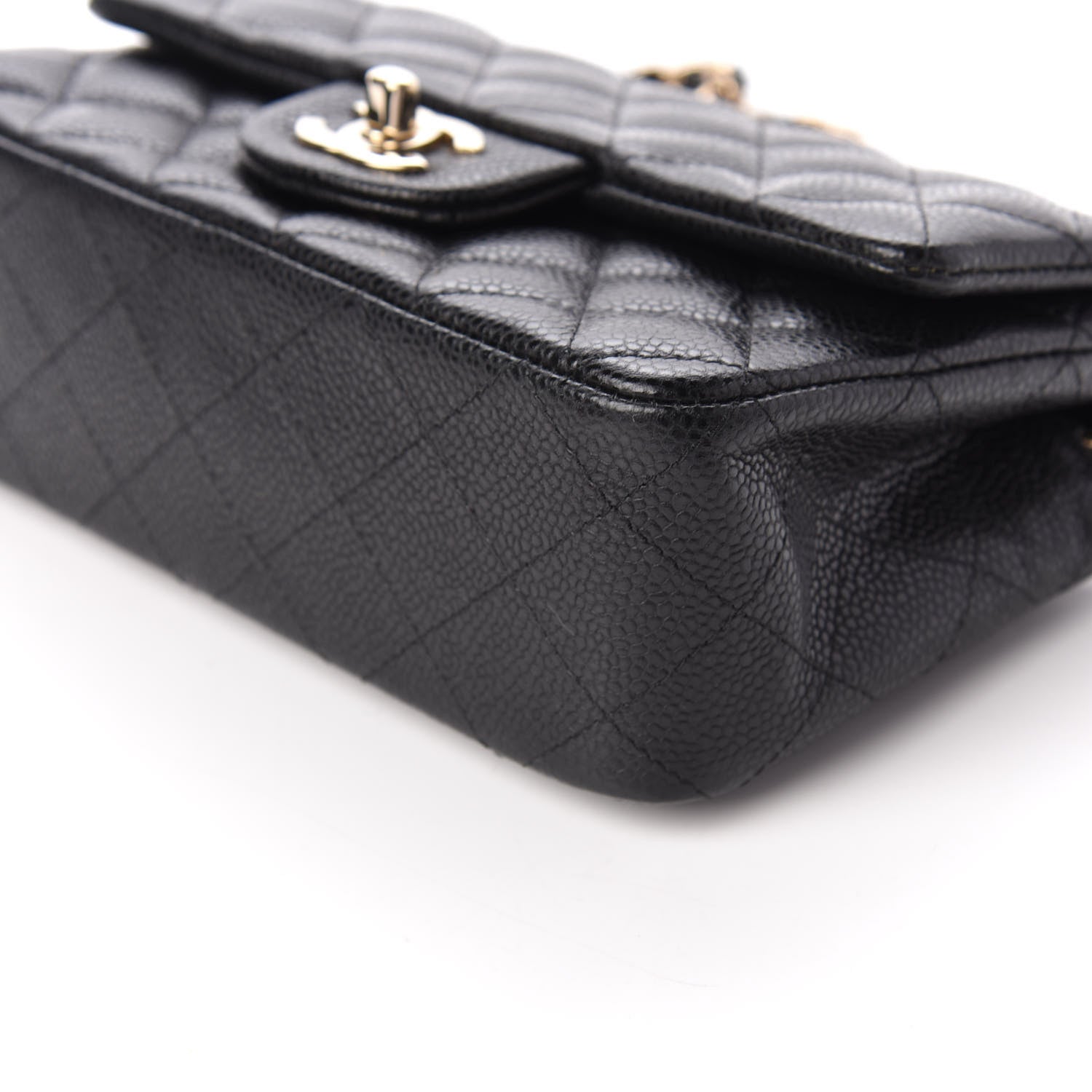 Chanel Caviar Quilted Mini Rectangular Flap Black 7 of 10