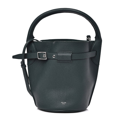 Celine Supple Grained Calfskin Nano Big Bag Bucket Slate 1 of 9