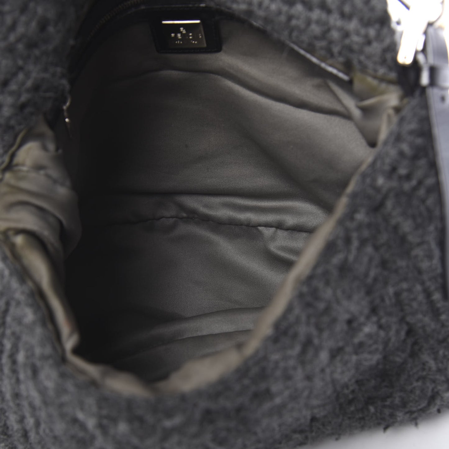Woven Knit Baguette Grey