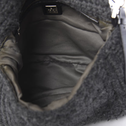 Fendi Woven Knit Baguette Grey 6 of 14