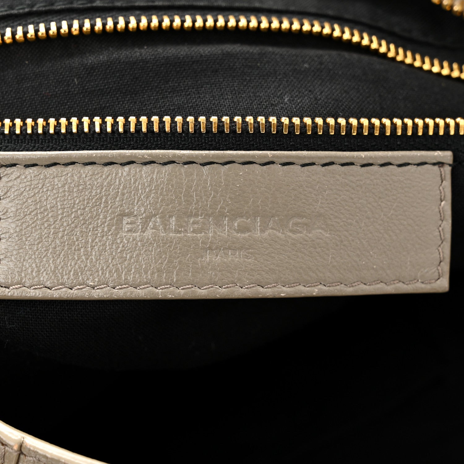 Balenciaga Chevre Gold Metallic Edge Hardware City Gris Taupe 6 of 12