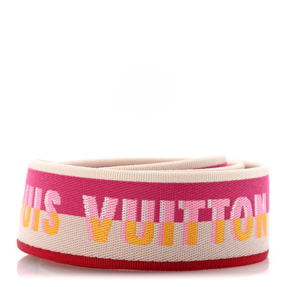 Louis Vuitton Jacquard Speedy Bandouliere 20 Shoulder Strap Fuchsia 2 of 4