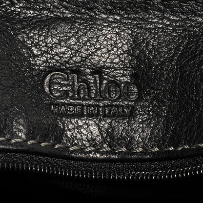 Chloe Leather Medium Paddington Satchel Black 6 of 7