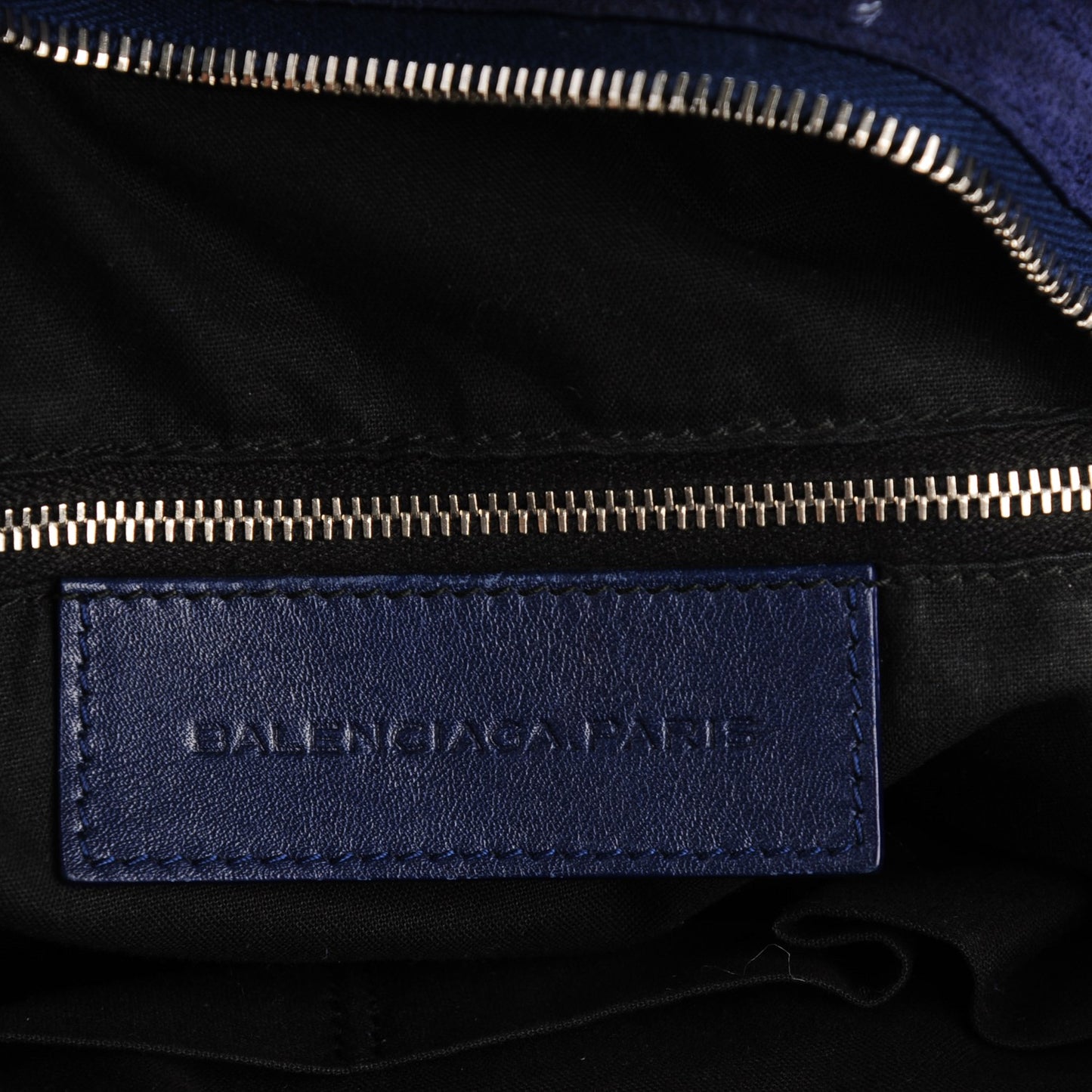 Baby Daim Suede Velo Bleu Nuit