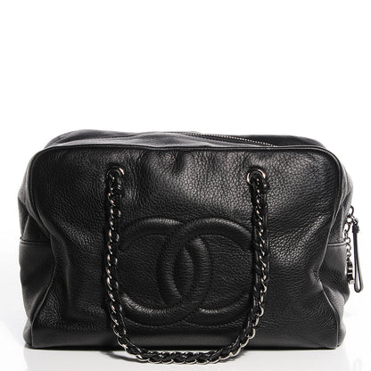 Chanel Deerskin Luxe Ligne Large Bowler Black 1 of 7