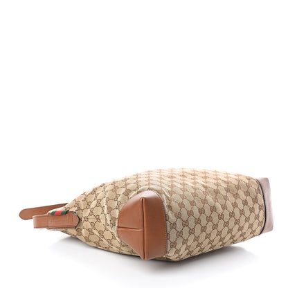 Gucci Monogram Large Flat Messenger Bag Brown 3 of 8
