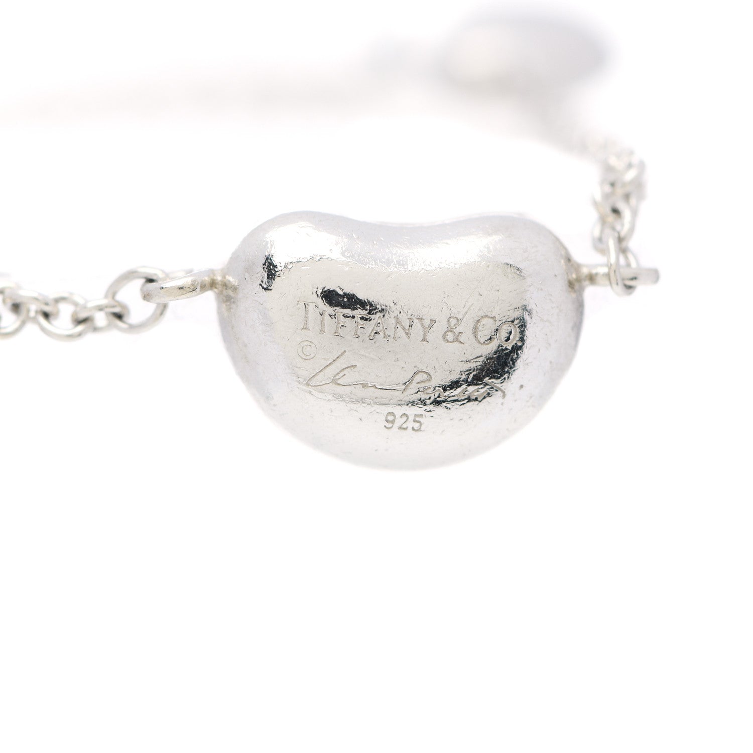 Tiffany Sterling Silver Elsa Peretti Three Bean Bracelet 6 of 6