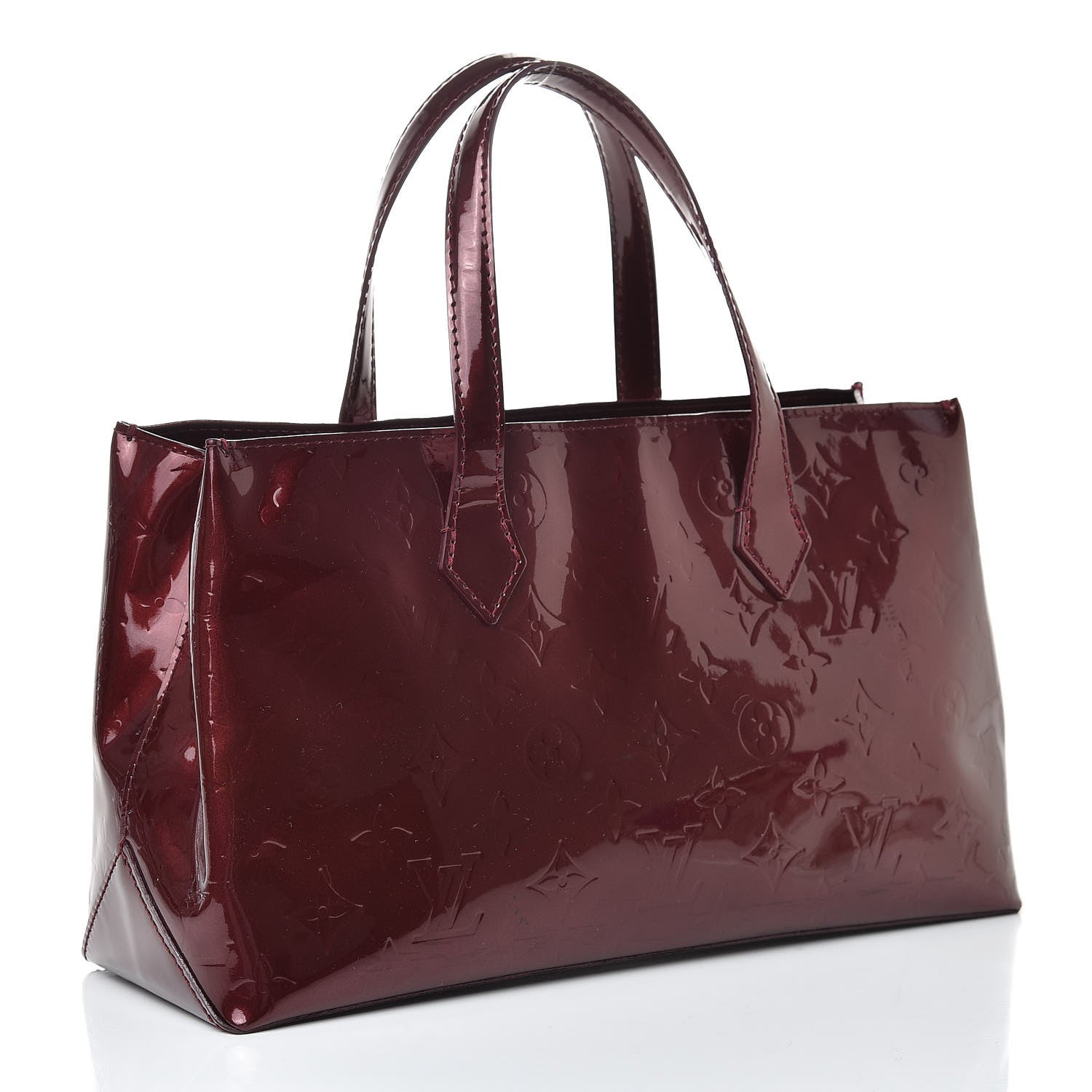 Louis Vuitton Vernis Wilshire PM Rouge Fauviste 3 of 11